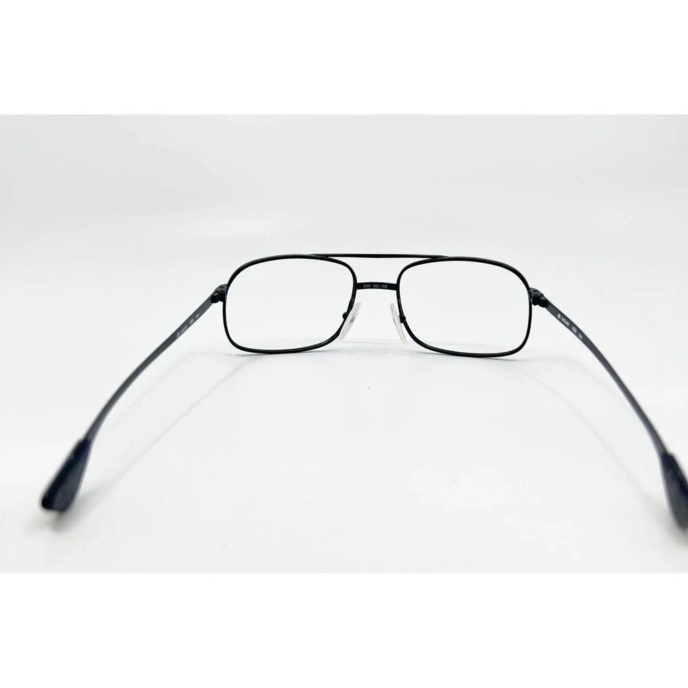 ArtCraft Eyeglass Frames Mens Black Aviator Double Bridge DR 55 18 140